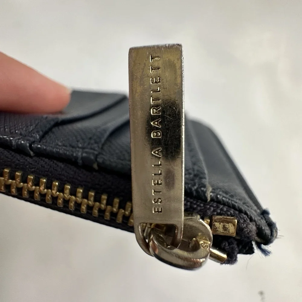 Estella Bartlett Woman‎ on a Mission Vegan Leather Card Purse - Navy